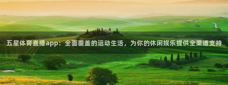 五星体育直播app：全面覆盖的运动生活，为你的休闲娱乐提供全渠道支持